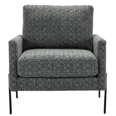 STRKER ACCENT CHAIR IN GREY FABRIC