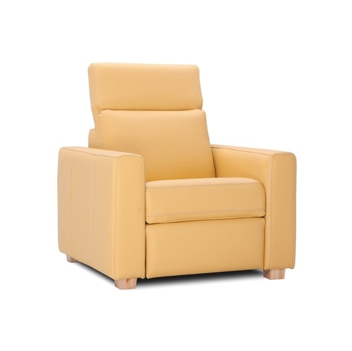Seattle Motion Chair in Soft Yellow Leather.