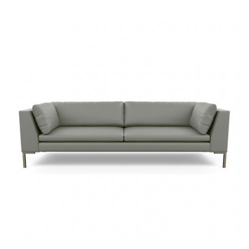 American Leather Inspiration sofa in steel gray