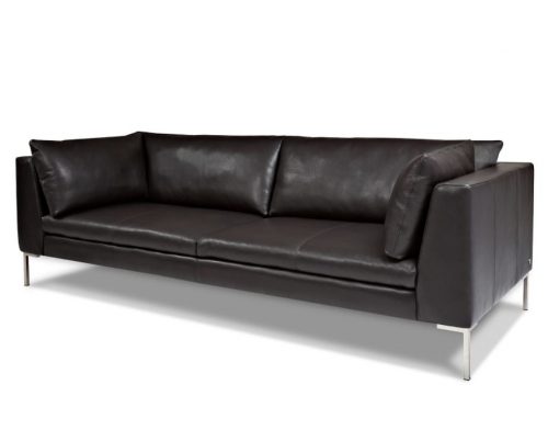 American Leather sofa in Black