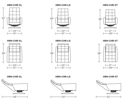 Huron recliner schematics