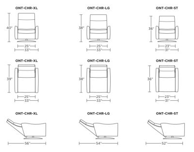 Ontario recliner schematics