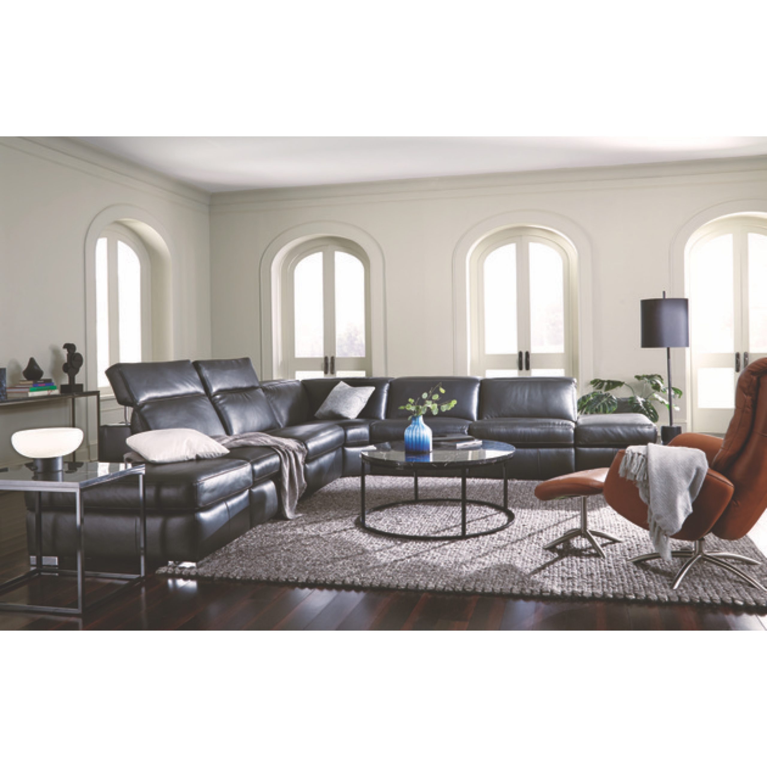 Titan sectional in living room setting
